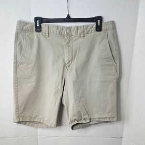 Men's Bonobos Flat Front 9" Chino Shorts - Sand - 35 -
